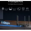 Stalinis maršrutizatorius MERCUSYS MR25BE EasyMesh Wi‑Fi 7 dviejų juostų 2,4/5 GHz, 3600 Mbps, 3× Gigabit LAN, 4 išorinės antenos