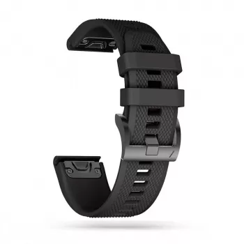 Laikrodžio dirželis Tech-Protect, skirtas Garmin Fenix serijai — suderinamas su Fenix 3, 5X, 3HR, 5X Plus, 6X, 6X Pro, 7X — juodas