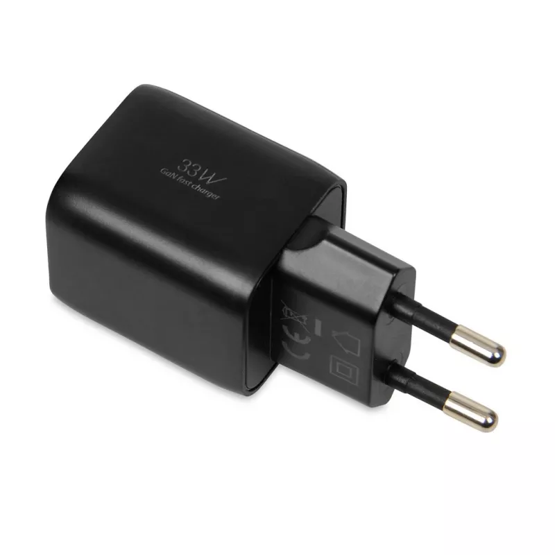 Išorinis maitinimo adapteris IBOX ILUC42B 12V 2A, 33W, USB-A + USB-C PD3.0, QuickCharge 3.0, universalus