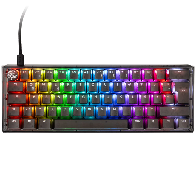 Ducky One 3 Mini klaviatūra, skirta žaidimams, USB, juoda — Originalus DUCKY gaminys, tiekiamas „DistriNode“. Užsakykite internetu „DistriNode“.