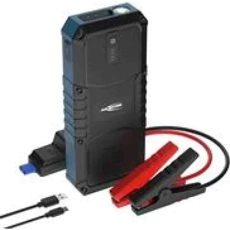 Ansmann Jump Starter. Išorinės baterijos ir žibintuvėlio funkcija (1900-0130)
