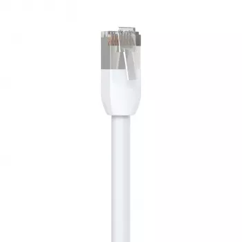 Ethernet komutacinis kabelis UBIQUITI UACC-CABLE-PATCH-OUTDOOR-1M-W Cat5e RJ-45 į RJ-45, 1 m, baltas, S/UTP, TPE apvalkalas