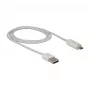 USB kabelis DeLOCK 1m USB 2.0 USB A Micro-USB B baltas