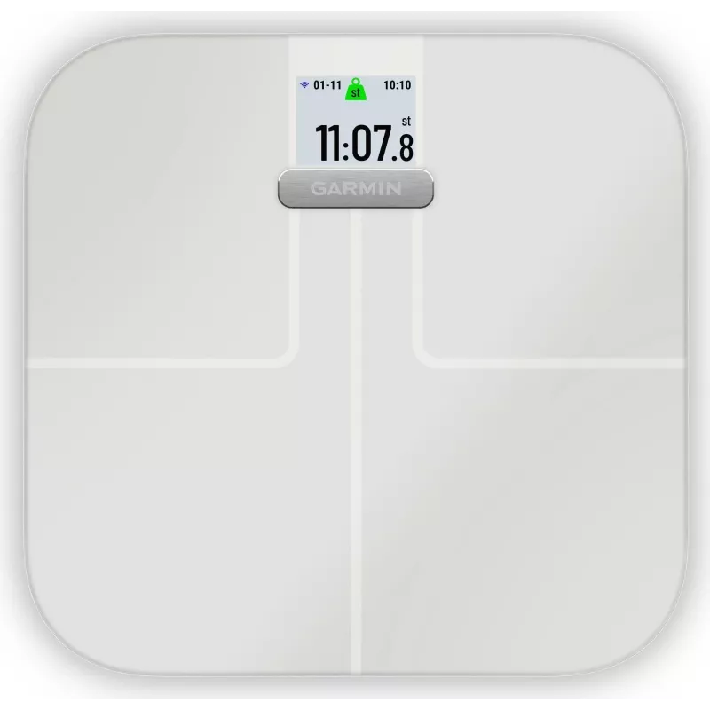 Garmin Index S2 išmaniosios kūno sudėjimo svarstyklės, baltos