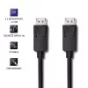 DisplayPort laidas Qoltec 50373 2 m Juodas