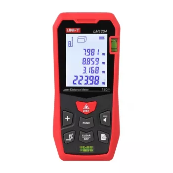 Lazerinis tolimatis No name LM-120A — 120 m matavimo atstumas, kompaktiškas dizainas