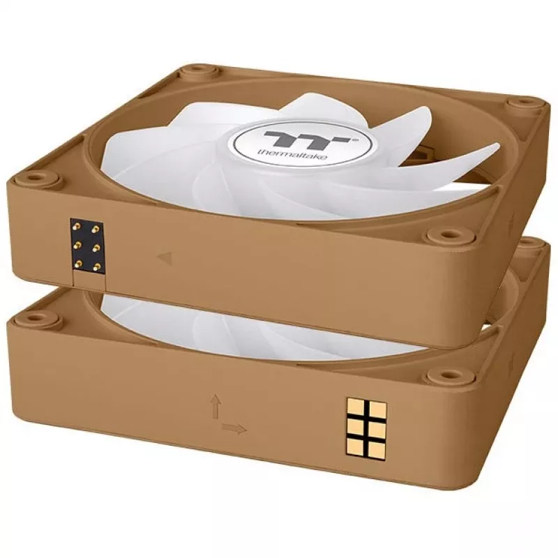 Ventiliatorius Thermaltake CT120 EX Reverse ARGB Sync 12 cm 500–2000 RPM smėlio rudos spalvos