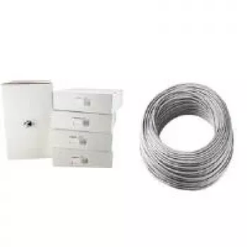 LogiLink komutacinis kabelis, Cat. 5e, S/FTP, 305 m, Pilka 4 x 2 AWG 26/7, Folienschirmung, S/FTP Shielded (CPV0018)
