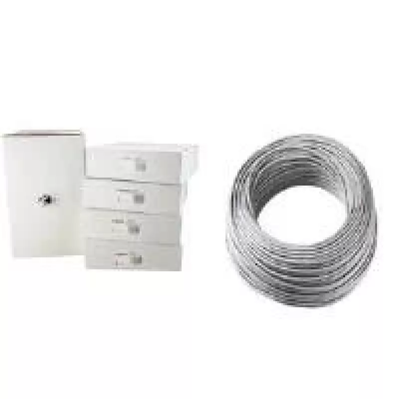 LogiLink komutacinis kabelis, Cat. 5e, S/FTP, 305 m, Pilka 4 x 2 AWG 26/7, Folienschirmung, S/FTP Shielded (CPV0018)