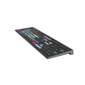 Logickeyboard ASTRA 2 klaviatūra USB QWERTZ angliška juoda pilno dydžio 108 klavišai