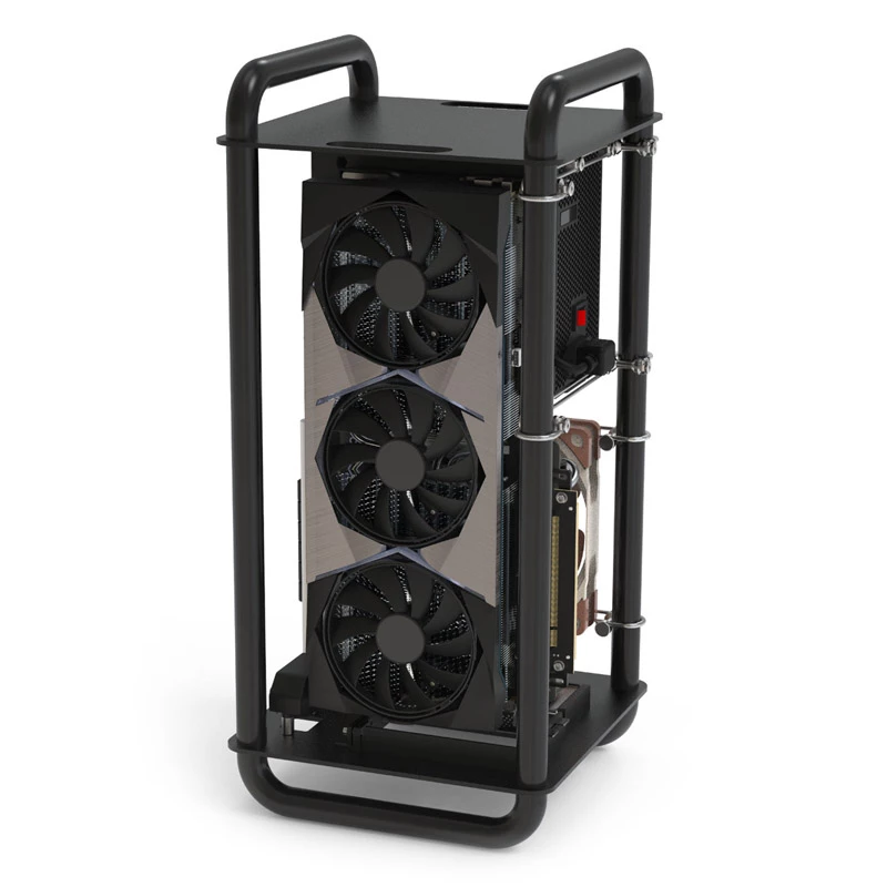 Streacom DA6 Mini-ITX korpusas - juodas (ST-DA6B)