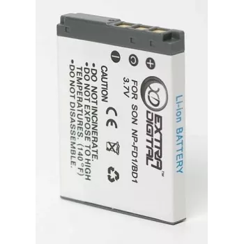 Baterija extra digital NP-BD1 / NP-FD1 3,6V 1200mAh įkraunama ličio jonų