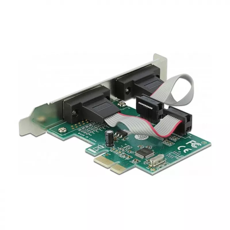 DeLOCK PCI Express x1 kortelė su 2 nuosekliaisiais RS-232 prievadais