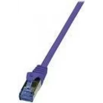 Logilink PrimeLine - komutacinis kabelis - RJ-45 (V) į RJ-45 (V) - 2 m - SFTP, PiMF - CAT 6a - be halogenų, formuotas, nesikabinantis - violetinis (CQ305VS)
