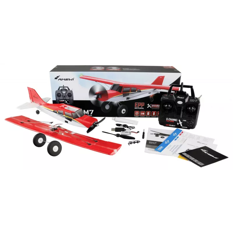 RC lėktuvas Amewi Maule M7 510 mm sparnų mojis, bešepetėlis, 4 kanalų