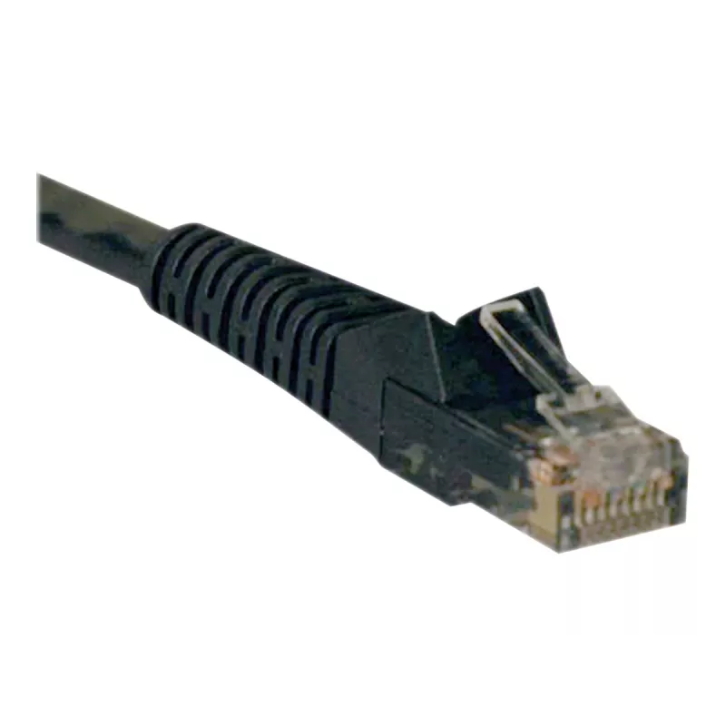 Eaton Tripp Lite Series Cat6 Gigabit Snagless Molded (UTP) Ethernet Cable (RJ45 M/M), PoE, Black, 5 ft. (1.52 m) - Patch-Cable - RJ-45 (M) to RJ-45 (M) - 1.52 m - UTP - CAT 6 - Mou