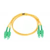 Patchcord Extralink SC/APC-SC/APC Vienmodis Dvipusis G.657A1 3mm 0.5m