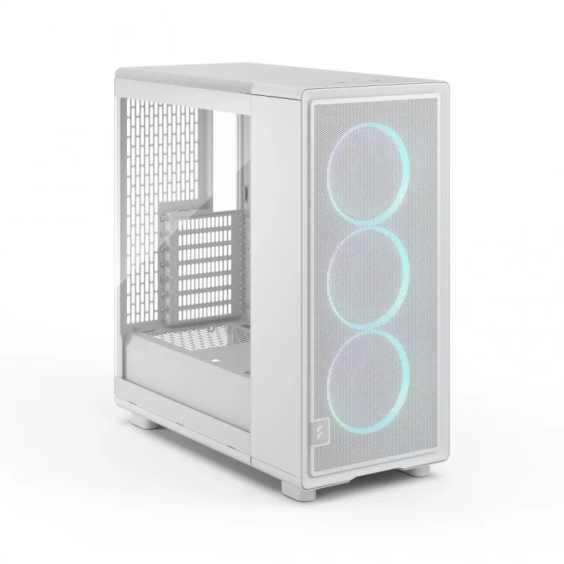 Fractal Design Epoch baltas TG RGB Clear Tint