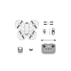 Dronas DJI Flip, 4 rotoriai, 48 MP kamera, 3840×2160 vaizdo įrašas, 3110 mAh baterija, juoda / balta