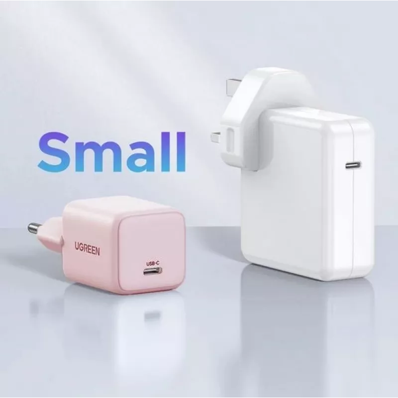 Maitinimo adapteris UGREEN X512 20W USB-C PD greitas įkrovimas, rožinis