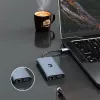 USB-C adapteris Hawk HW-HUB801 8-in-1 su HDMI ir Ethernet