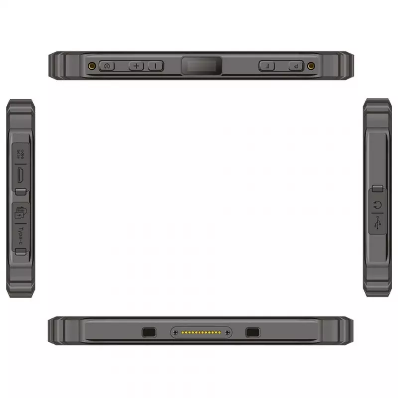 Tvirtas lauko planšetinis kompiuteris ALLNET X-trail-100-Intel-2D su 2D skaitytuvu, NFC ir LTE