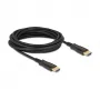 DeLOCK HDMI laidas 5 m Type A standartinis kištukas-kištukas 48 Gbit/s juodas