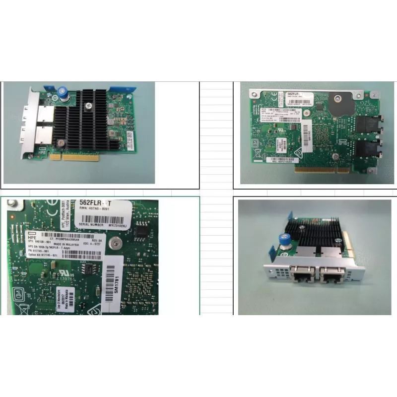 SPS - PCA FLR adapteris 2p 10GBE BT INTLX550