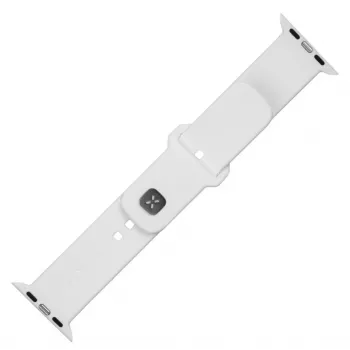 Laikrodžio dirželis FIXED Sporty Strap Set FIXSST2-1029‑WH, skirtas Apple Watch Ultra 49 mm, baltas silikonas
