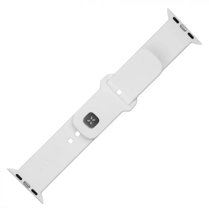 Laikrodžio dirželis FIXED Sporty Strap Set FIXSST2-1029‑WH, skirtas Apple Watch Ultra 49 mm, baltas silikonas