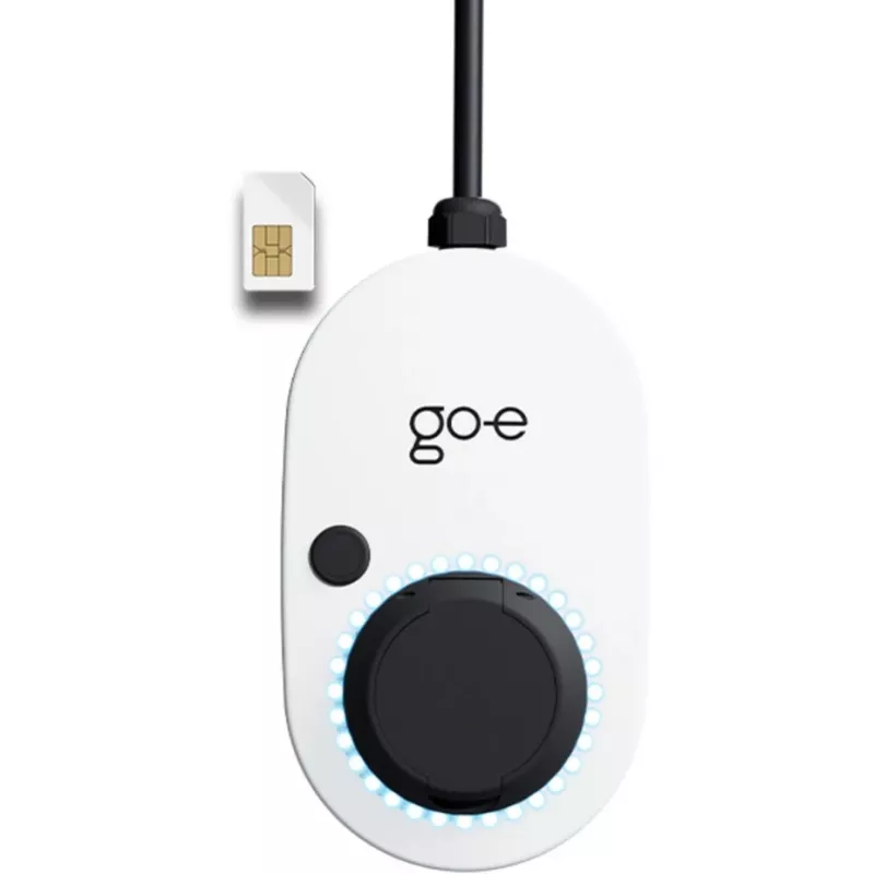 Įkroviklis Gemini 2.0, 11 kW (16A 3 fazių), Wallbox balta/juoda, be kabelio, 4G/LTE