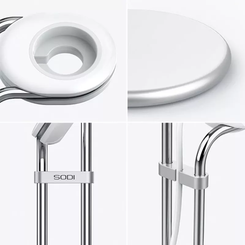„For Apple Watch“ stovas SAW-300 indukcinis sidabrinis
