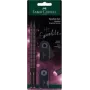 Grafitinis pieštukas Faber-Castell 118296 B juoda rožinė 2 vnt.