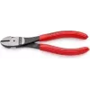 KNIPEX didelės galios šoniniai pjovikliai 160 mm, su plastikine danga
