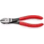 KNIPEX didelės galios šoniniai pjovikliai 160 mm, su plastikine danga