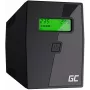 Green Cell UPS01LCD nepertraukiamo maitinimo šaltinis (UPS) Line-Interactive 0,6 kVA 360 W 2 kintamosios srovės lizdai (-ų)