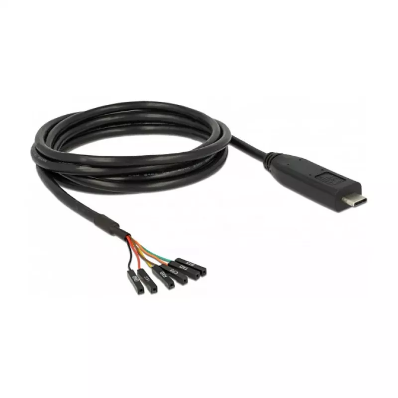 Nuoseklusis kabelis DeLOCK 63946 USB 2.0 Type-C 2 m juodas