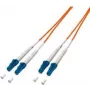 Lightwin LDP-50 LC-LC 0.5 šviesolaidinis kabelis 0,5 m OM2 oranžinis (LDP-50 LC-LC 0.5)