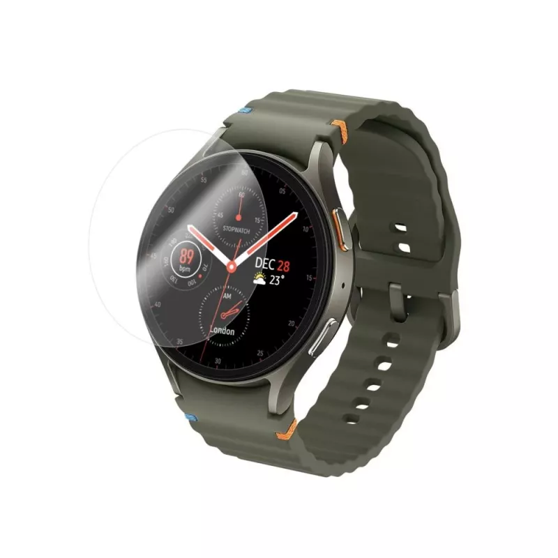 Fiksuotas | Apsauginis grūdintas stiklas išmaniajam laikrodžiui Samsung Galaxy Watch 7 (44 mm), 2 vnt. | Skaidrus
