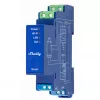 Įmontuojamas reguliatorius Shelly Pro Dimmer 0/1-10V PM — belaidis, 110–240V, 3 W budėjimo režimu, mėlynas, 19×69×94 mm