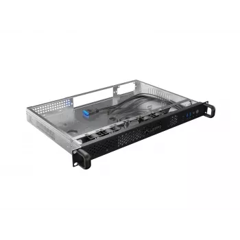 Rack Chassis Lanberg SC01-3001-10B 1U Juoda 4 Fans