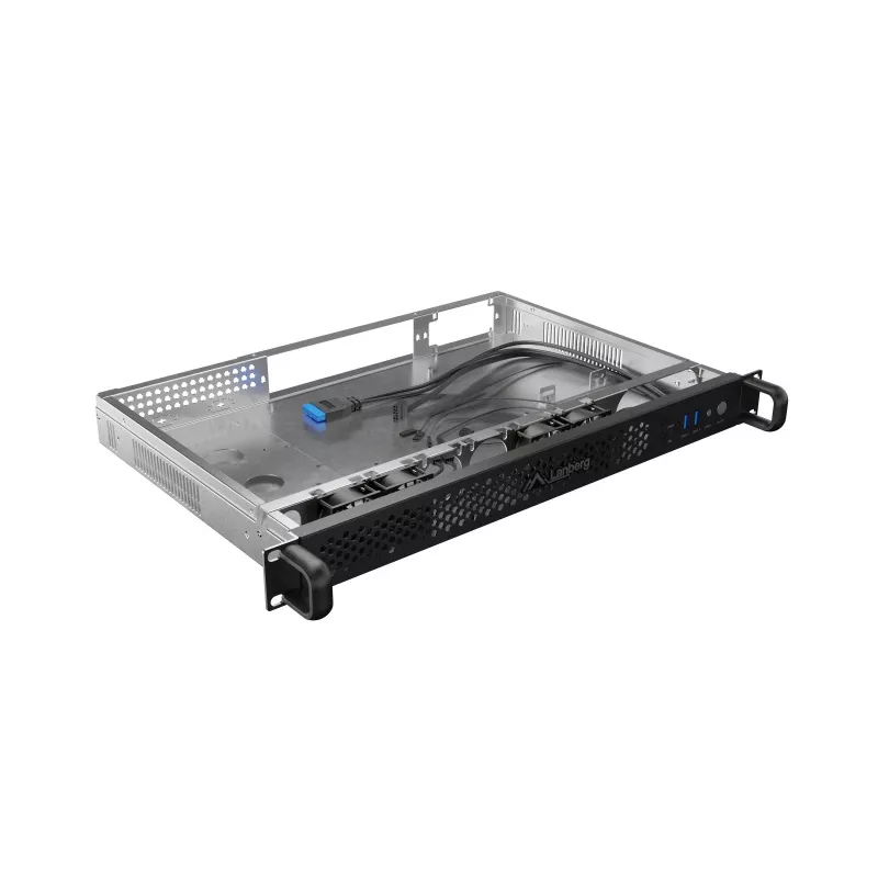 Rack Chassis Lanberg SC01-3001-10B 1U Juoda 4 Fans