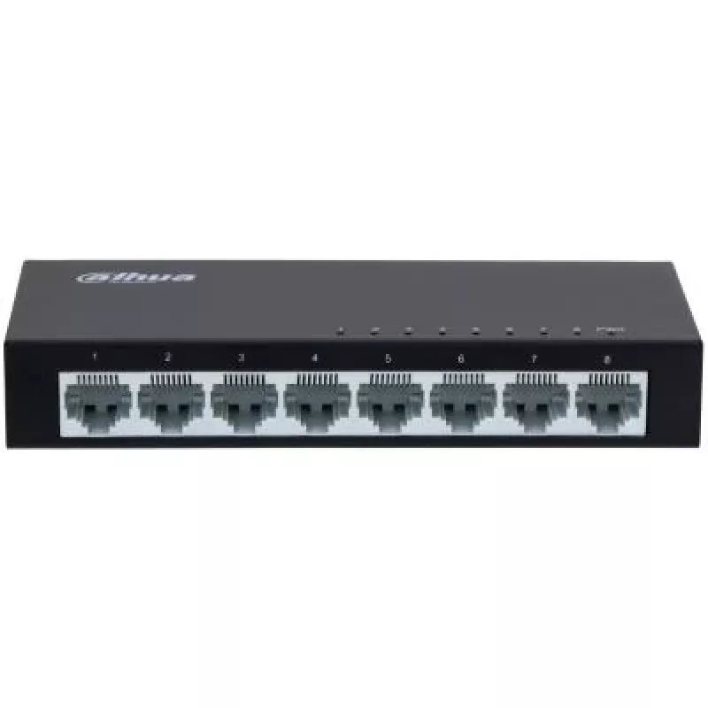 Tinklo komutatorius DAHUA SF1008-EUR 8 prievadų 10/100 Mbps nevaldomas