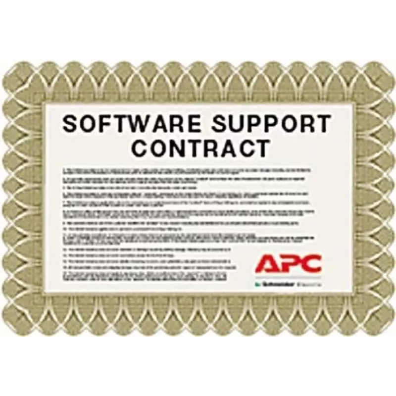 APC Programinės įrangos priežiūros sutartis - Techninė pagalba - skirta StruxureWare Data Center Operation - 10 stelažų - konsultacijos telefonu - 3 metai - 24x7 (WOPS3YR10R-DIGI)
