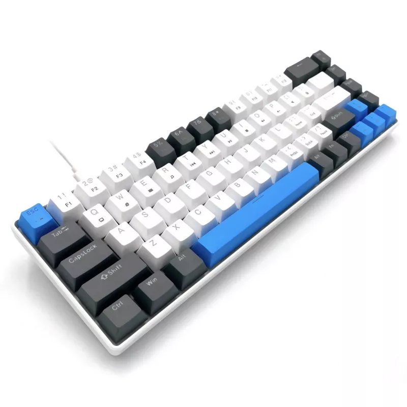 Mechaninė klaviatūra MEDIA-TECH MT1259 Red Core MX60, 60% formato, CHERRY MX Red jungikliai, RGB apšvietimas, USB, aukšto profilio klavišai