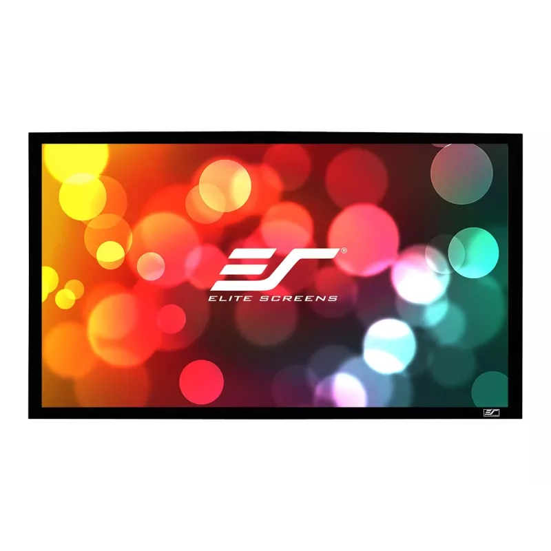 Elite Screens | SableFrame serija | ER100WH1 | 100 colių įstrižainė | 16:9 | Matomas ekrano plotis (W) 221 cm | Juoda