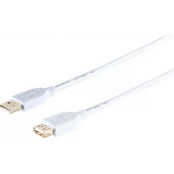 USB ilginamasis laidas ShiverPeaks 77123-W — High Speed USB 2.0 A kištukas į A lizdą, ilgis nenurodytas