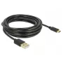 USB kabelis DeLOCK 83669 USB 2.0 4 m USB A USB C juodas