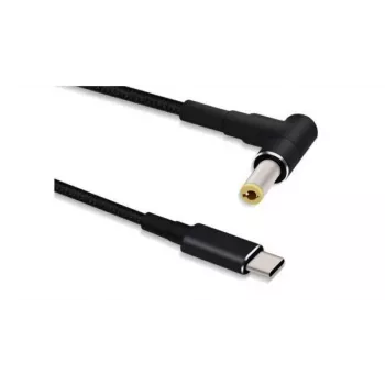 Kabelis „Microconnect USBC-DC-5A-15V“ USB‑C į 5,5 × 2,5 1,2 m juodas