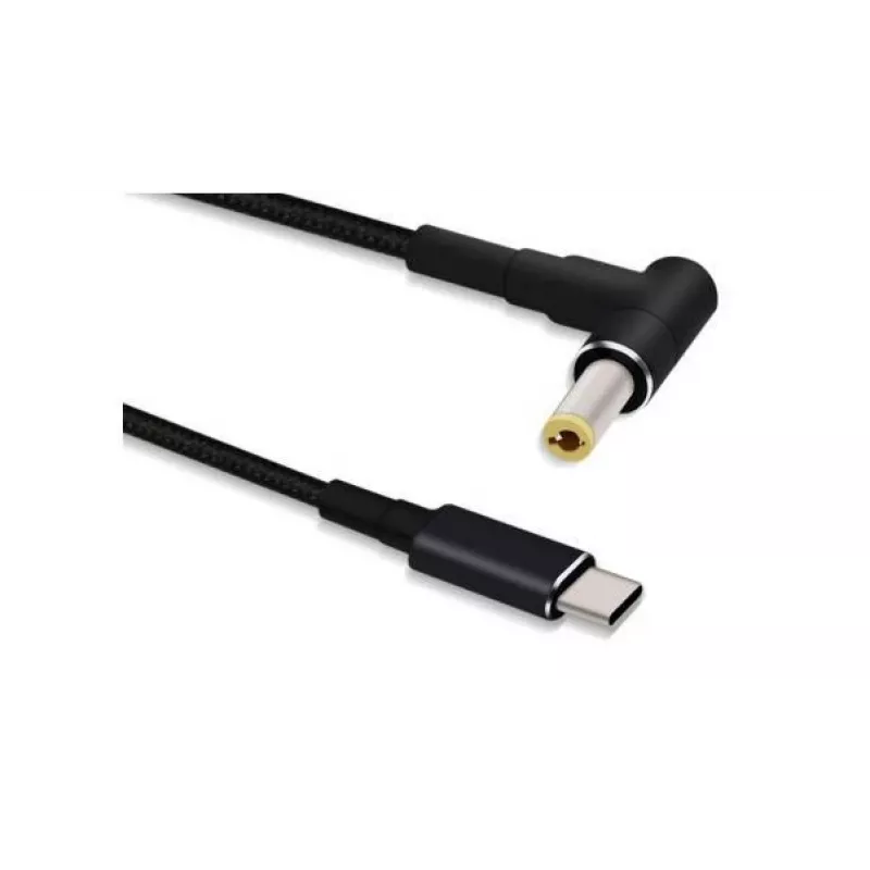 Kabelis „Microconnect USBC-DC-5A-15V“ USB‑C į 5,5 × 2,5 1,2 m juodas